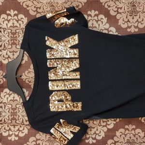 PINK VICTORIA'S SECRET TEE